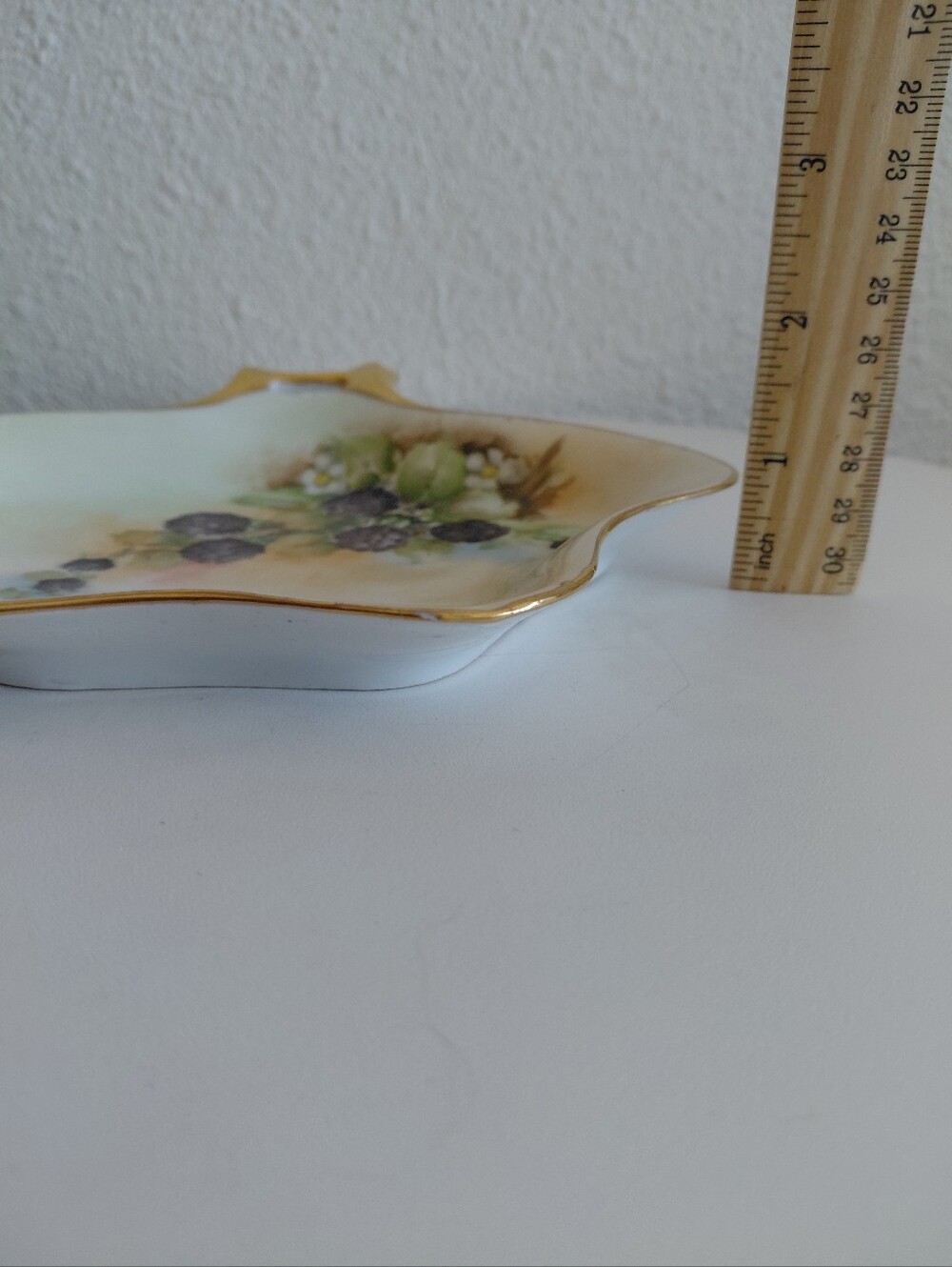 Hand Painted Fine Porcelain Dish Bowl MC Vintage Germany ? - Picture 15 of 15
